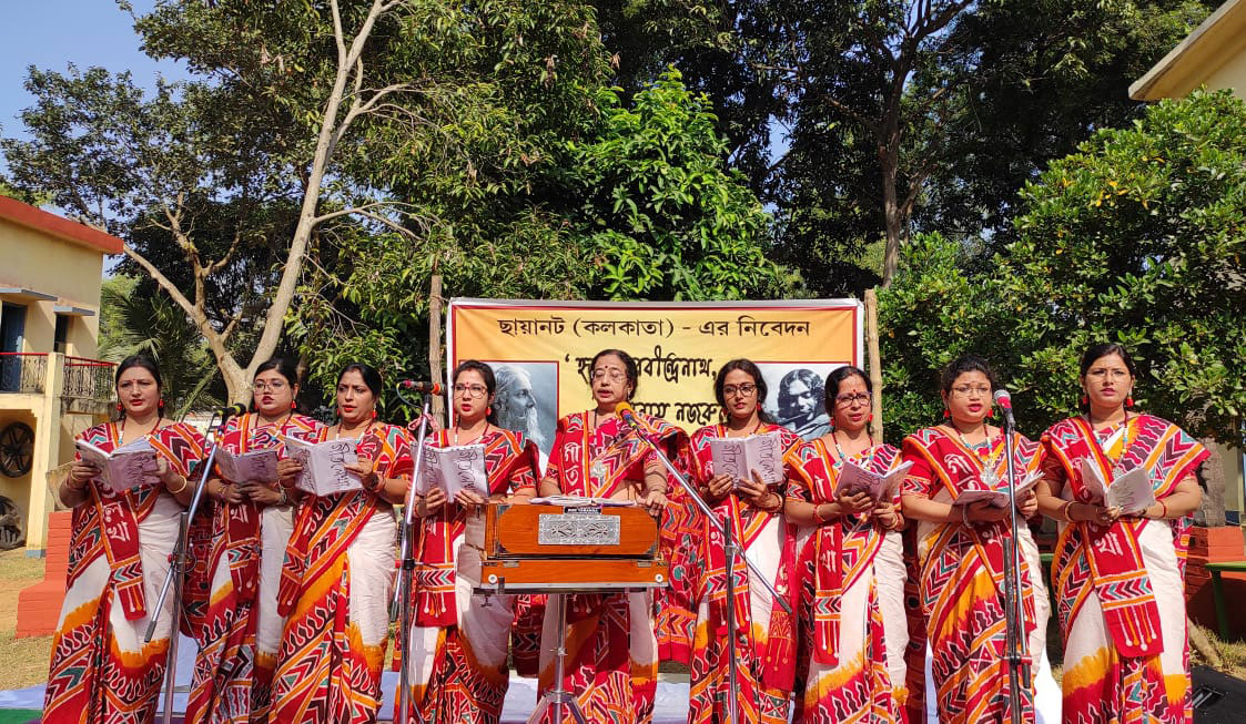 শান্তিনিকেতনে ছায়ানট (কলকাতা) – এর আয়োজনে ‘হৃদয়ে রবীন্দ্রনাথ, চেতনায় নজরুল’ - West Bengal News 24